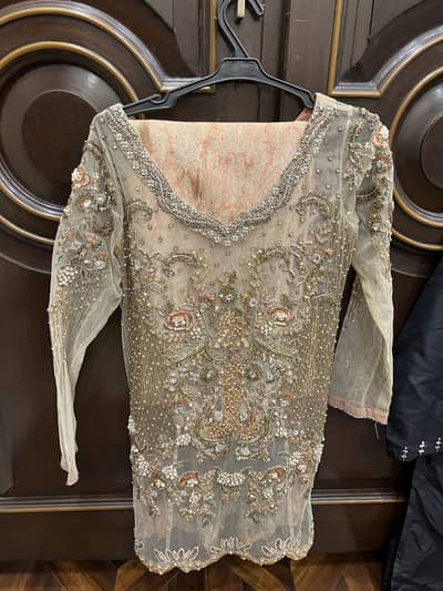 Fancy handwork dress from Sadaf Fawad Khan designer