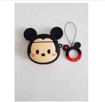 "Silic one airpo d case disney hea dphone a ccess ory minnie mouse u niversal cartoon gift for him her mou se do nald duck a r5987"