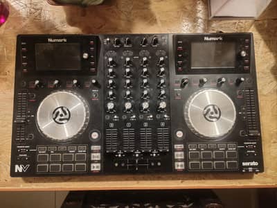 Numark Intelligent Dual-Display DJ Controller for Serato DJ.