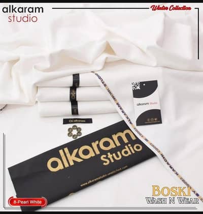 Men's Wash & Wear Suit Pearl White 4M  RS/2350