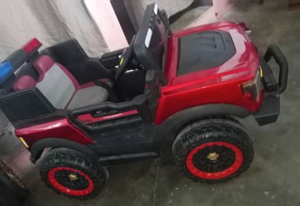 juida kids Electric Ride on car double bettery