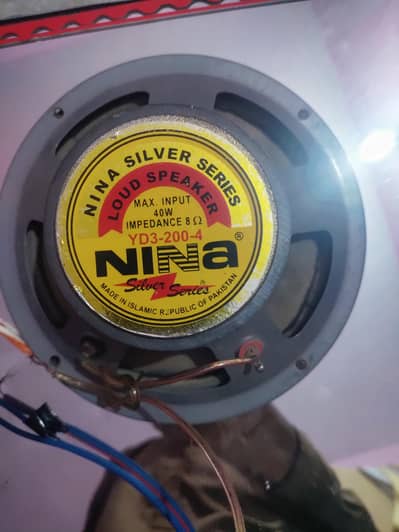 Nina silver speaker for sale urgent