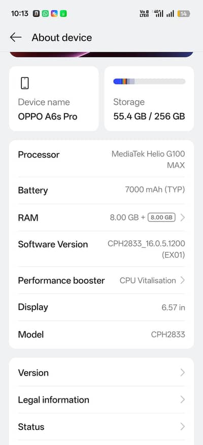 OPPO A6s pro