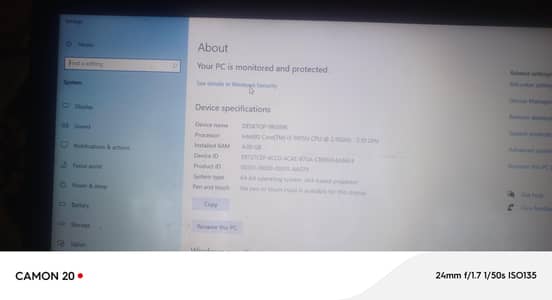 DELL laptop 5th generation core i3 4gm and 500 GB drive