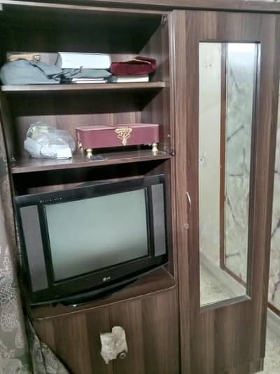 used wrack and cupboard