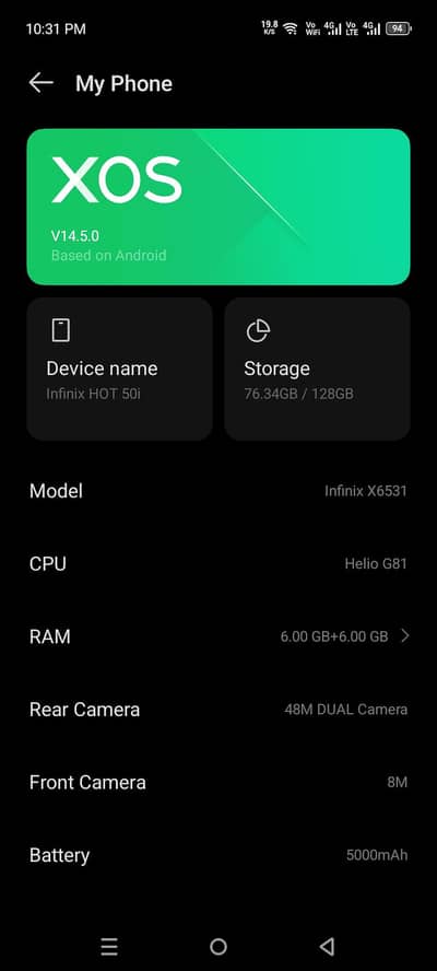 Infinix Hot 50i