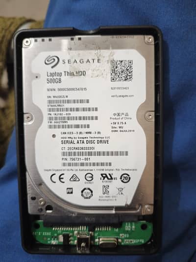 500 Gb hard drive