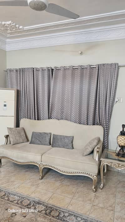 Greyish Silver Curtains