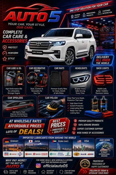 ALI KIND OF CAR ACCESSORIES UNDER ONE ROOF
