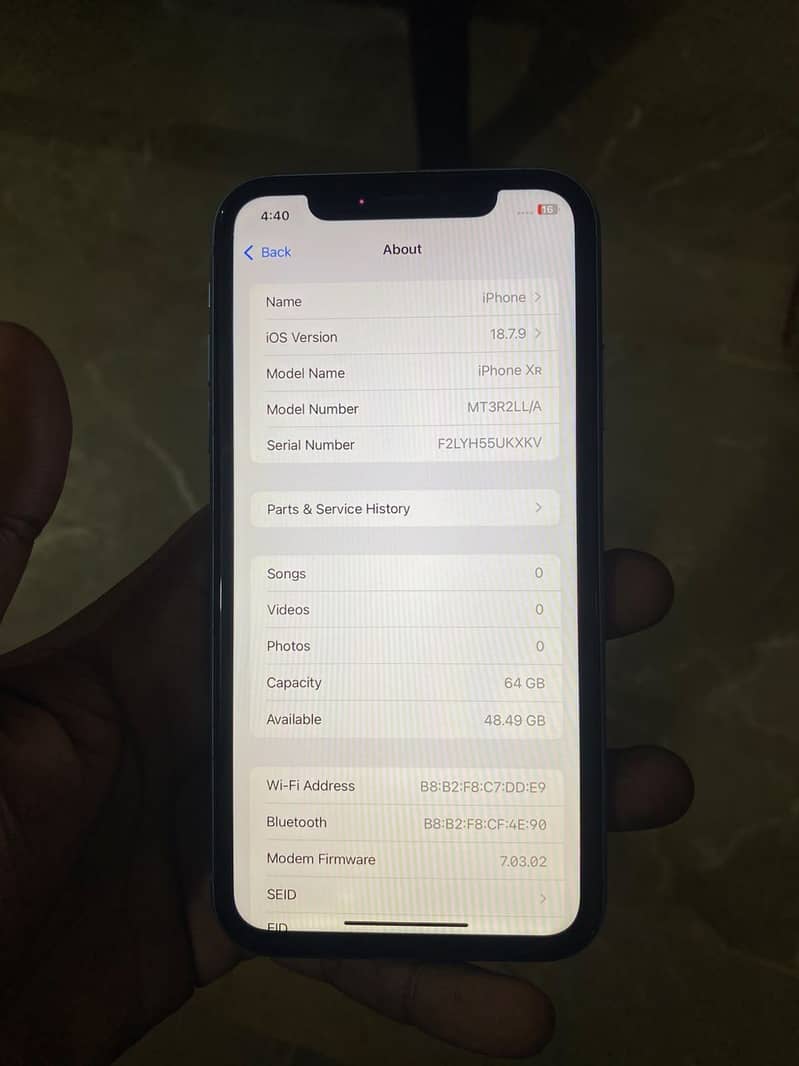 Apple iPhone XR 8