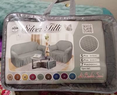123 A b s brand sofa cover grey color for sale