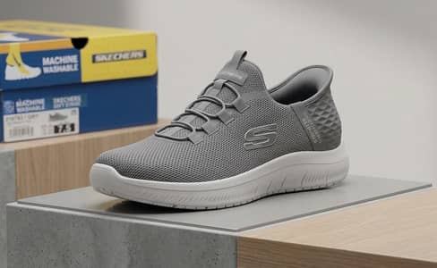 Skechers Go Walk 8 Pate Grey Men's Shoes – Size 7.5 USA
