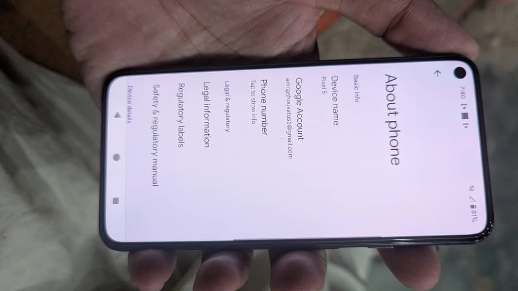 Google Pixel 5 3