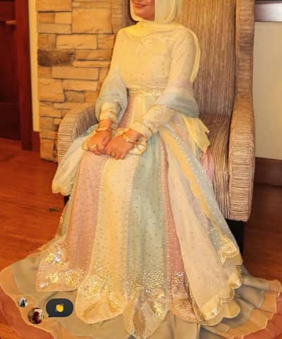 zarif maxi  pastel colours 18 kalis