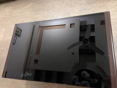 Centre table with glass