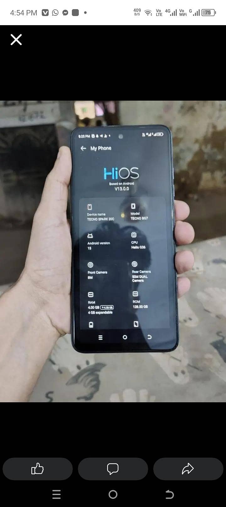 Tecno Spark 20C 6