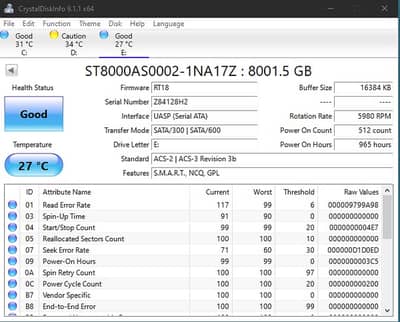 Lacie 8Tb Porsche USB 3.0 Desktop Drive- 10/10 original  Adaptor cable