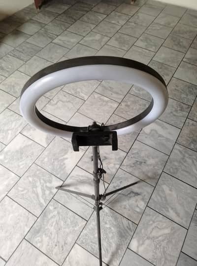 Ring light and wireless charger