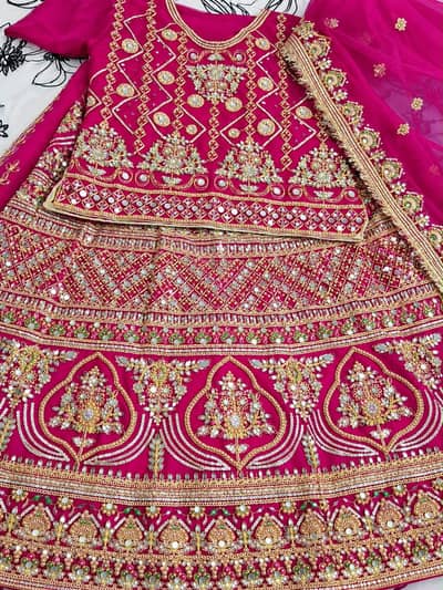 New heavy embroidered lehnga
