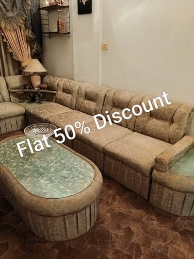 L shape sofa 10 pieces