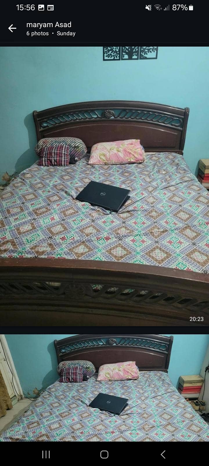 King size bed 0