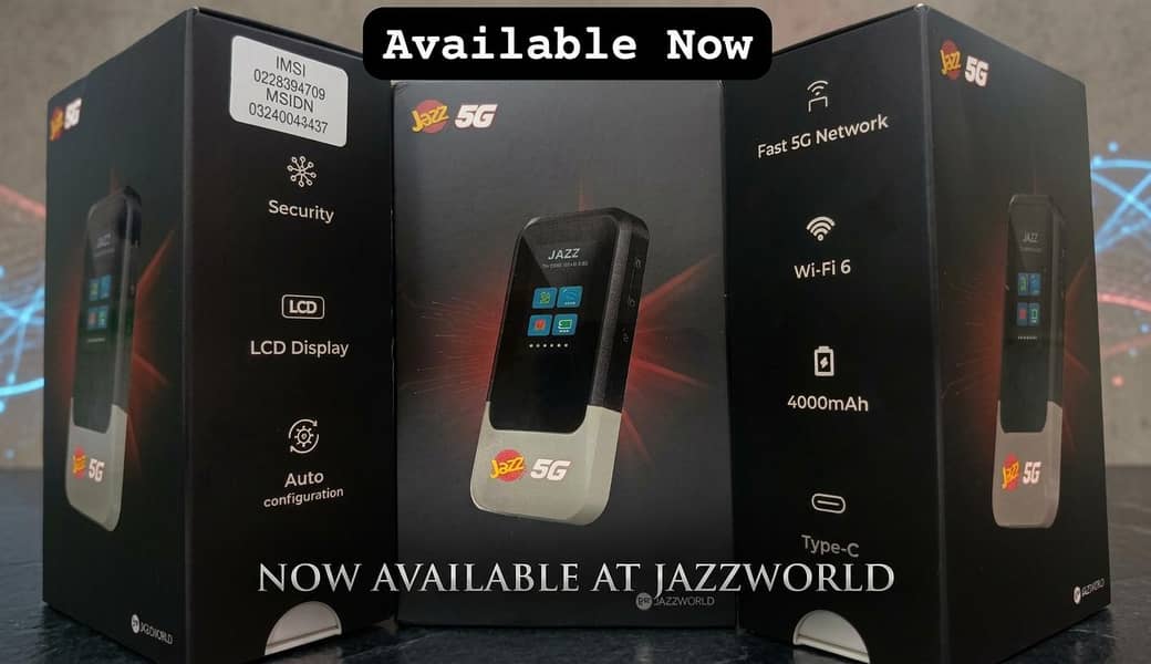jazz 5G cloud Available 0