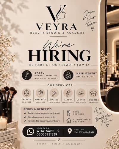 female staff required