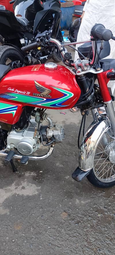 honda cd 70 2018 model fresh peas like new biometric available
