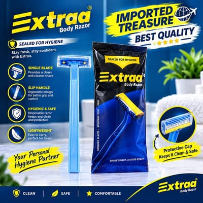 Imported Extraa Body Razor  Sharp Blade | Premium Quality