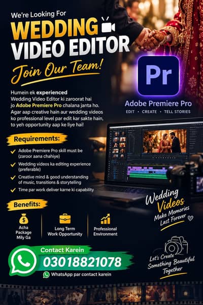 Need a Video editor