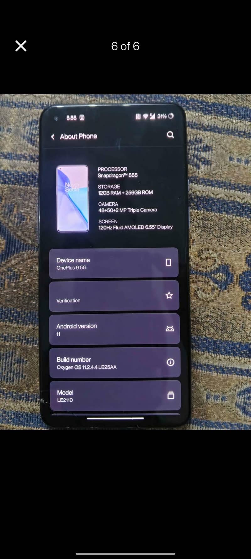 one plus 9 5G 4