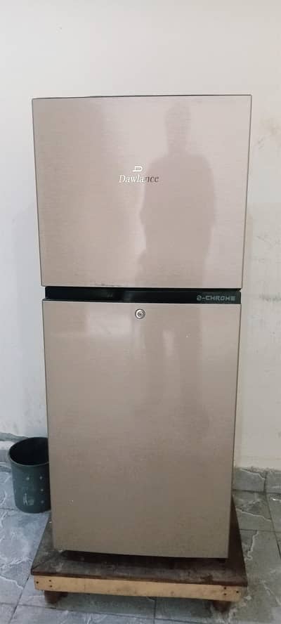 Dawlance 9140 WB E-Crome Refrigerator hairline Golden - Just like New