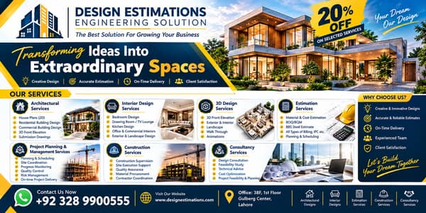 Architecture Interior design Cost Estimation Project Management BOQ