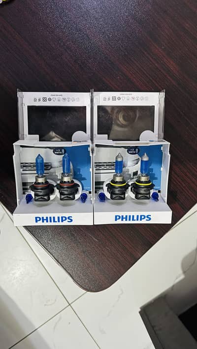 Philips Crystal Vision HB3 HB4 9005 9006 12V Halogen Car Headlights