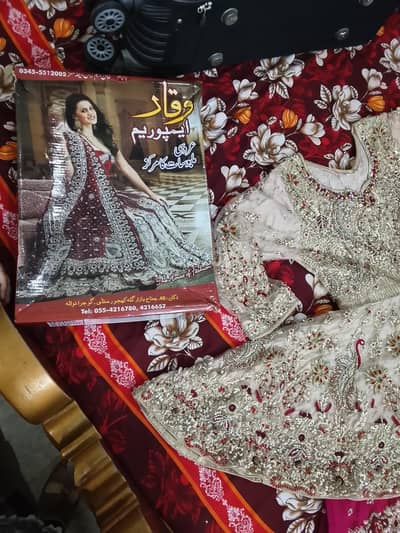 heaviest bridal lehnga for barat just 1 time used