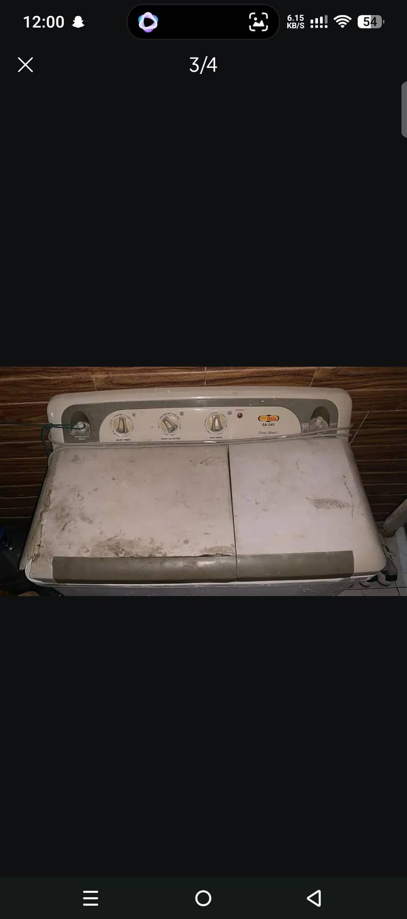 washing machine 1