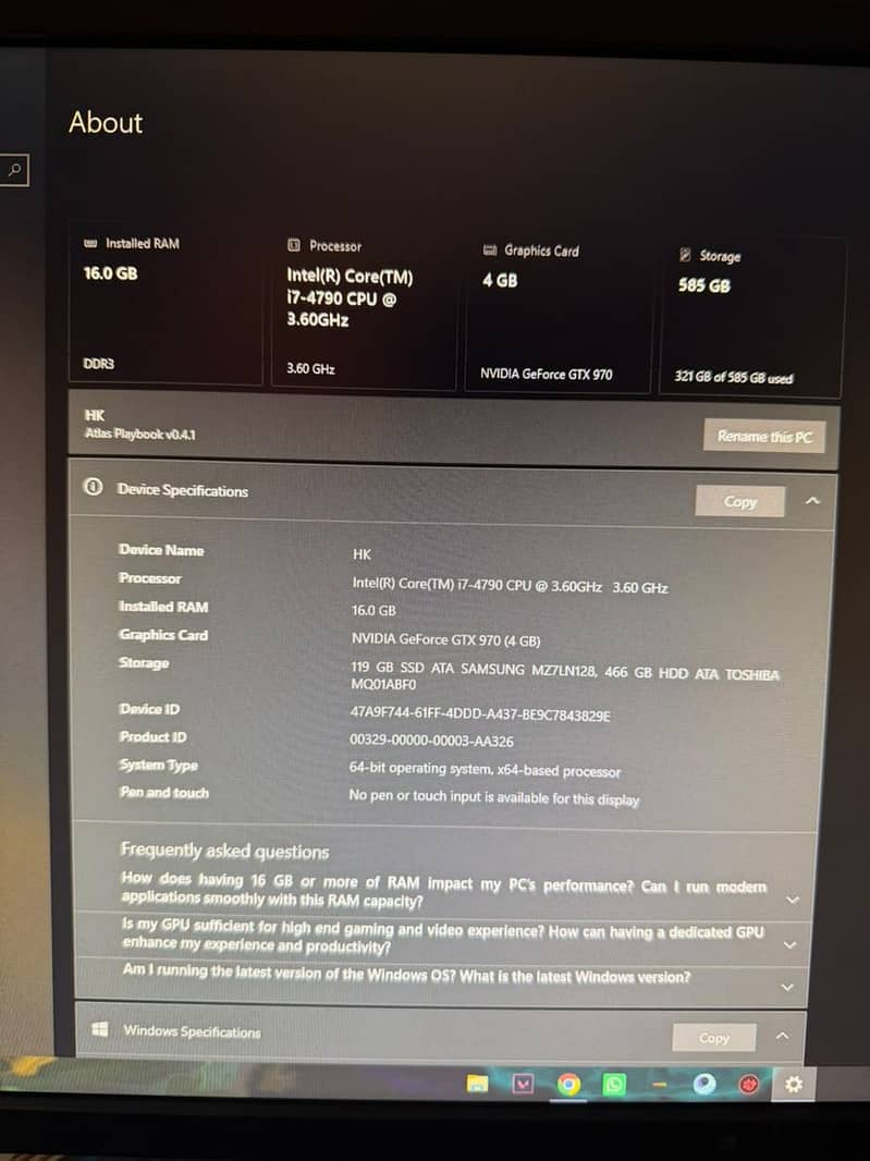 Intel Core i7-4790K 8