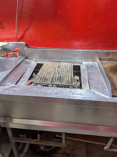 kitchen hotplate and grill