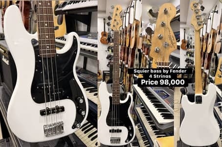 Sqier Fender 4 String Bass Guitar #pinao#keyboard #bass #electric #amp