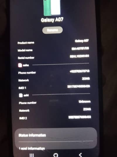 Samsung Mobile A07 5G