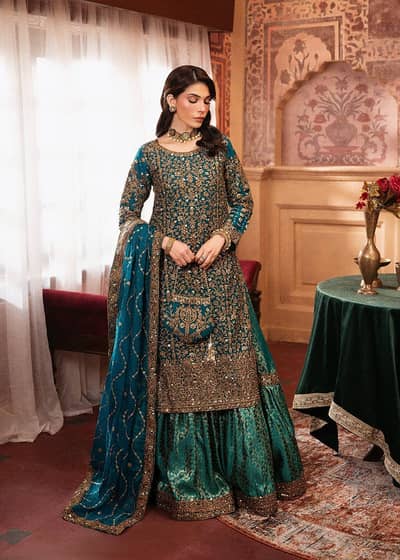 4pc lehanga (kameez + lahenga + dupatta + potli)