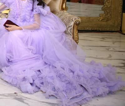 lavender frock small size 30% off