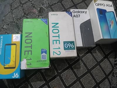 (Samsung A07)---(OPPO A54)---(Infinix Note 12G96)---(infinix Note 11)