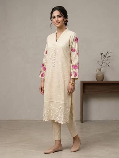 Semi formal kurta