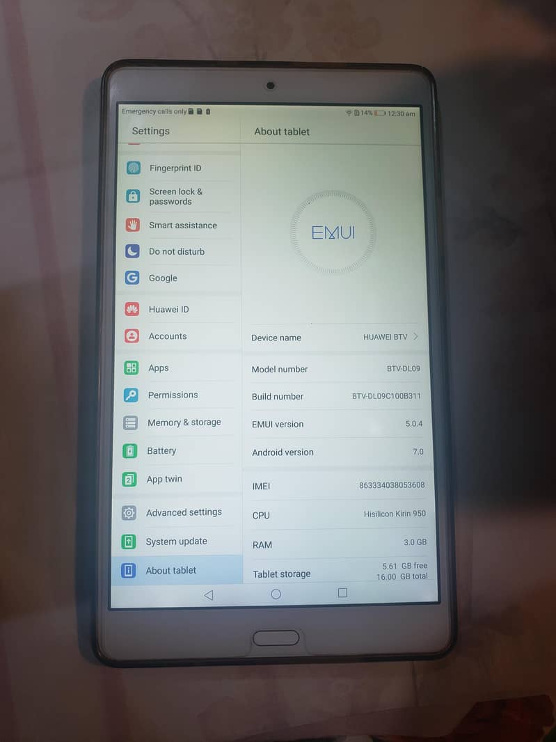 Huawei Tablet 3/16 4