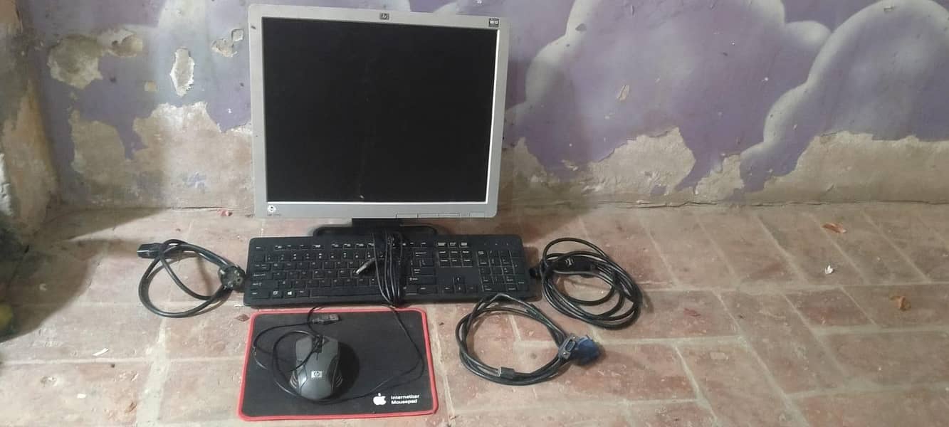 Hp LCD keyboard mouse 0