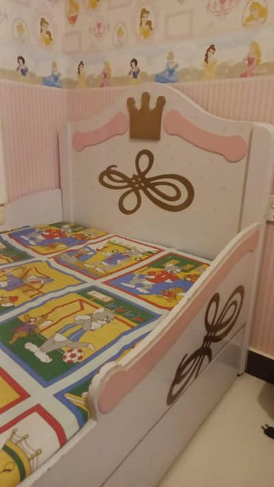 kids bed with dressing for sale