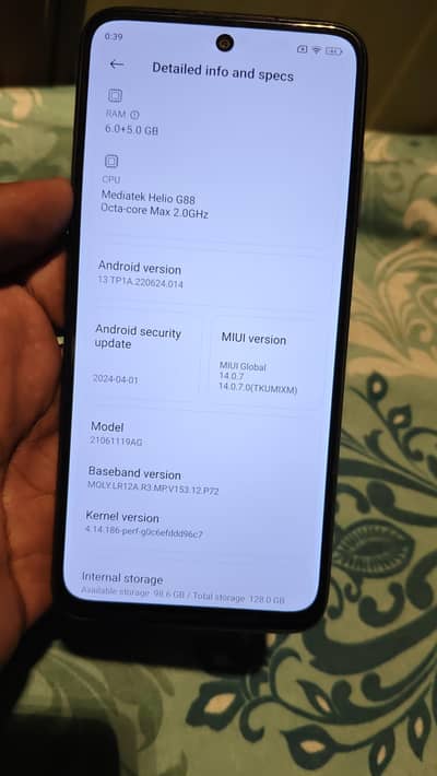 Xiaomi Redmi 10 | 6+5GB RAM | 128GB Storage | Lush Condition