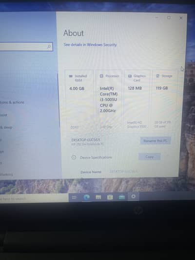 HP laptop