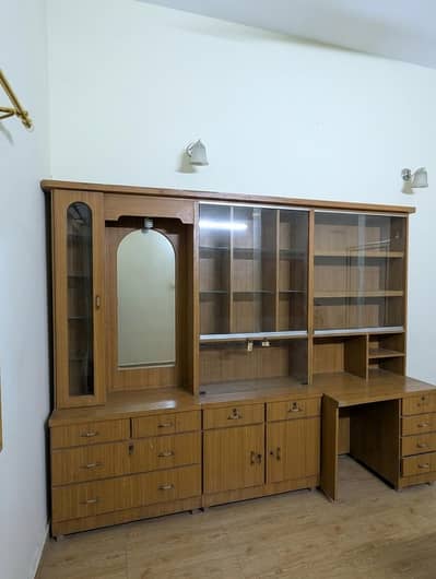 3-in-1 - Showcase, Study Desk & Dressing Table